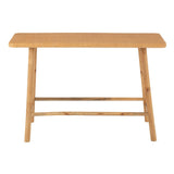Console J-Line rectangulaire en épicéa naturel avec finition élégante