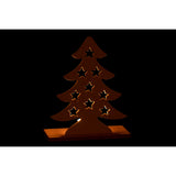 Photophore Sapin de Noël J-Line, détail du motif en aluminium
