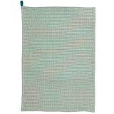 Torchon nid d'abeilles Mumba Paon 50 x 70