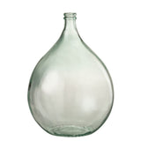 Vase Lissabon en verre transparent, vue de face