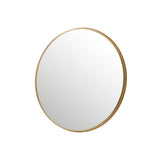 Miroir J-Line Round Edge, reflet lumineux dans un intérieur chic