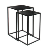 Ensemble de tables d'appoint Goa Noir