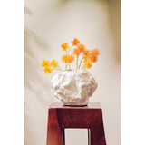 Vase en céramique w. look rock, design naturel tendance.CHU20WH