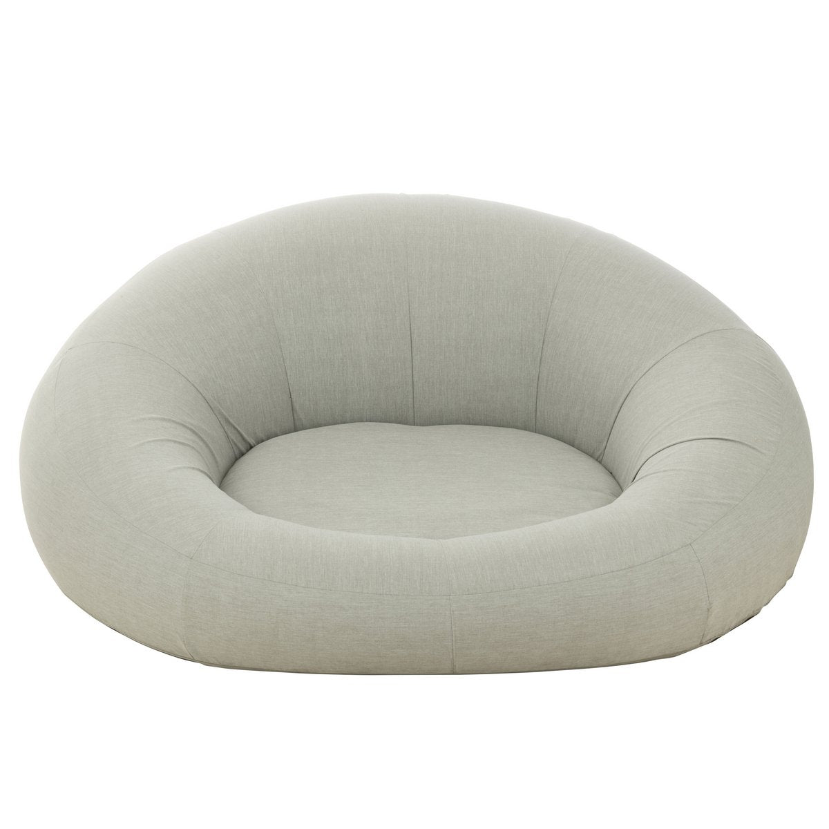 Matelas beignet J-Line gris, vue générale