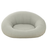 Matelas beignet J-Line gris, vue générale