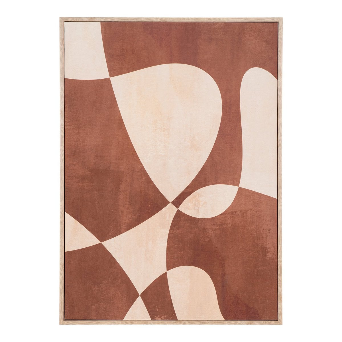 Tableau Le Cap - Vue d'ensemble sur toile beige et marron