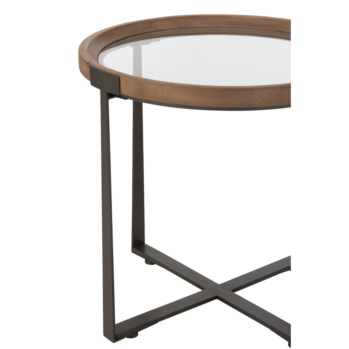 Détail du bois de sapin naturel sur les tables basses J-Line
