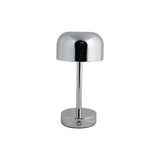 Lampe de table LED James de Leitmotiv, design argenté et moderne