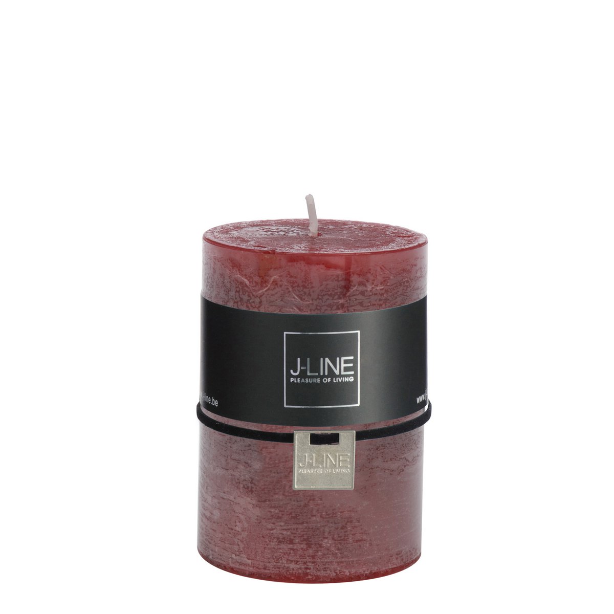 Bougie J-Line Cerise Bordeaux, ambiance élégante sur une table