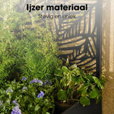 Support à Plantes Sapri Black - Détail du design en fer