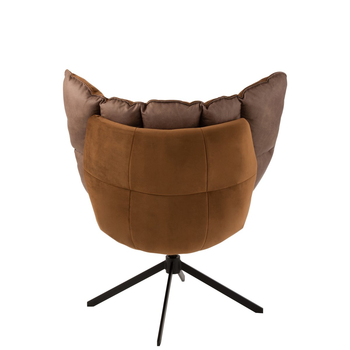 Détail du textile marron de la chaise Relax J-Line