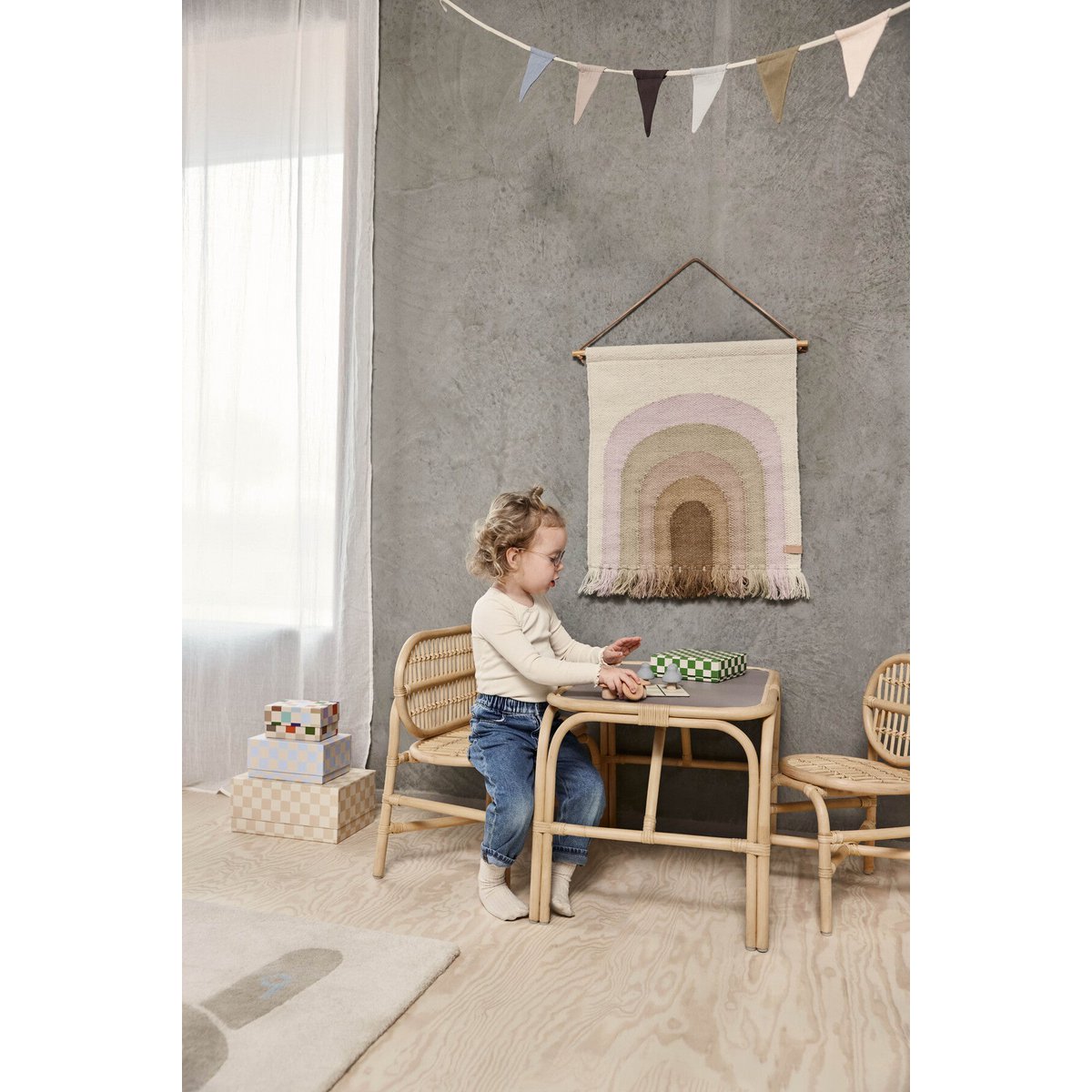 Détail des boîtes Mana Mix - Design ludique et élégant pour une décoration raffinée.