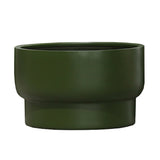 Cache-pot en polyester vert