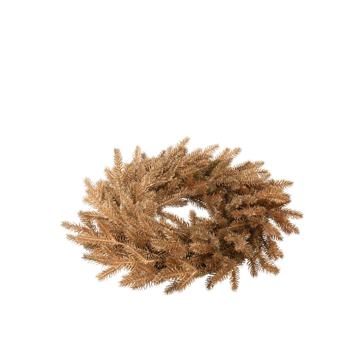 Couronne décorative J-Line en or, vue de face