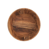 Coquille de décoration de bol en bois 20 ou 25 cm d'aliments.