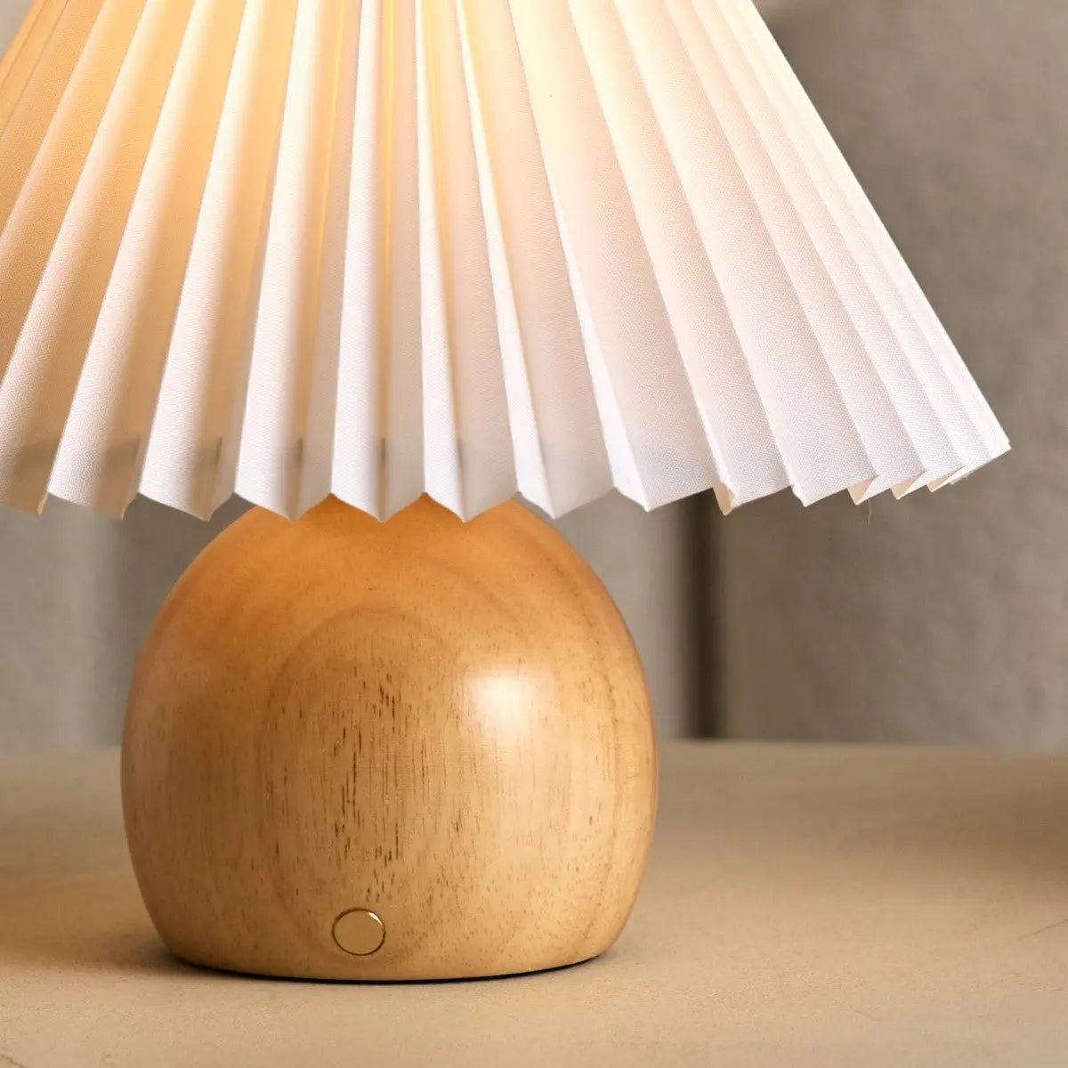 Lampe rechargeable Nathalie marron clair