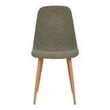 Chaise de Salle à Manger Stockholm - Vert Foncé, 47x40cm - Lot de 2