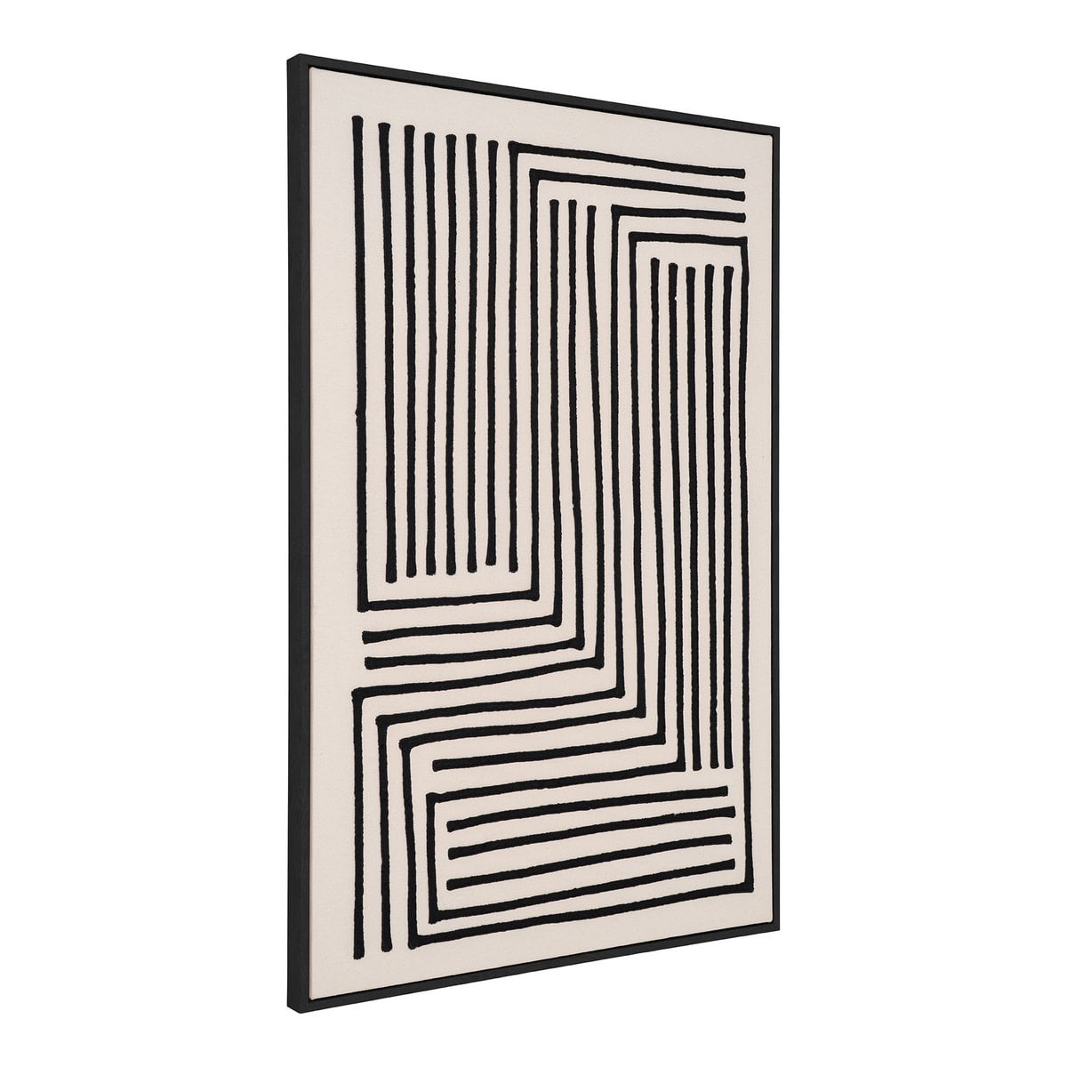 Lipari Canvas Print - Détail de la texture de la toile et des couleurs