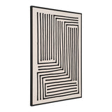 Lipari Canvas Print - Détail de la texture de la toile et des couleurs