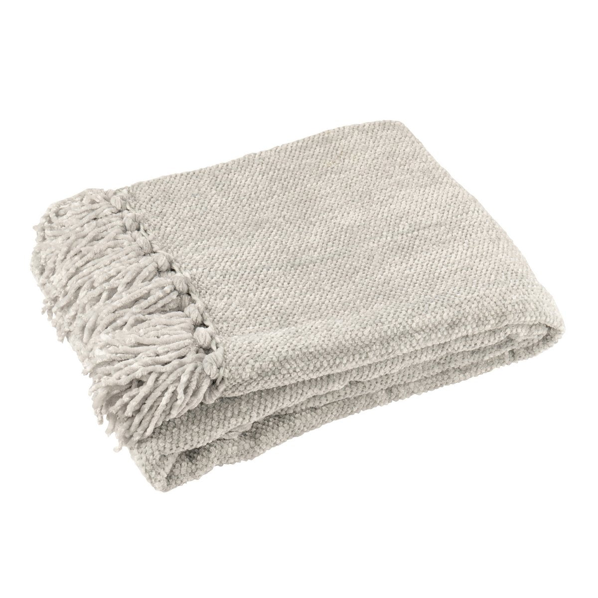 Couverture J-Line drapée sur un canapé moderne