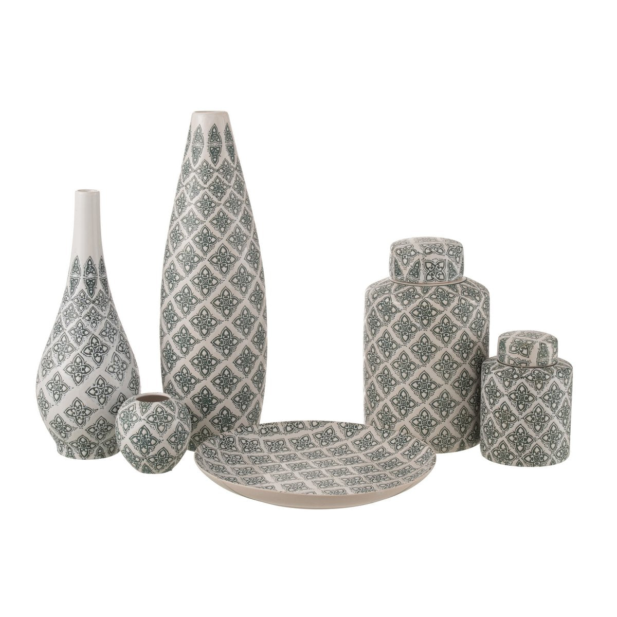 Détails du vase Kousa J-Line, porcelaine de qualité supérieure.
