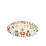 Ambiance festive avec l'assiette Casse-Noisette J-Line sur une table décorée