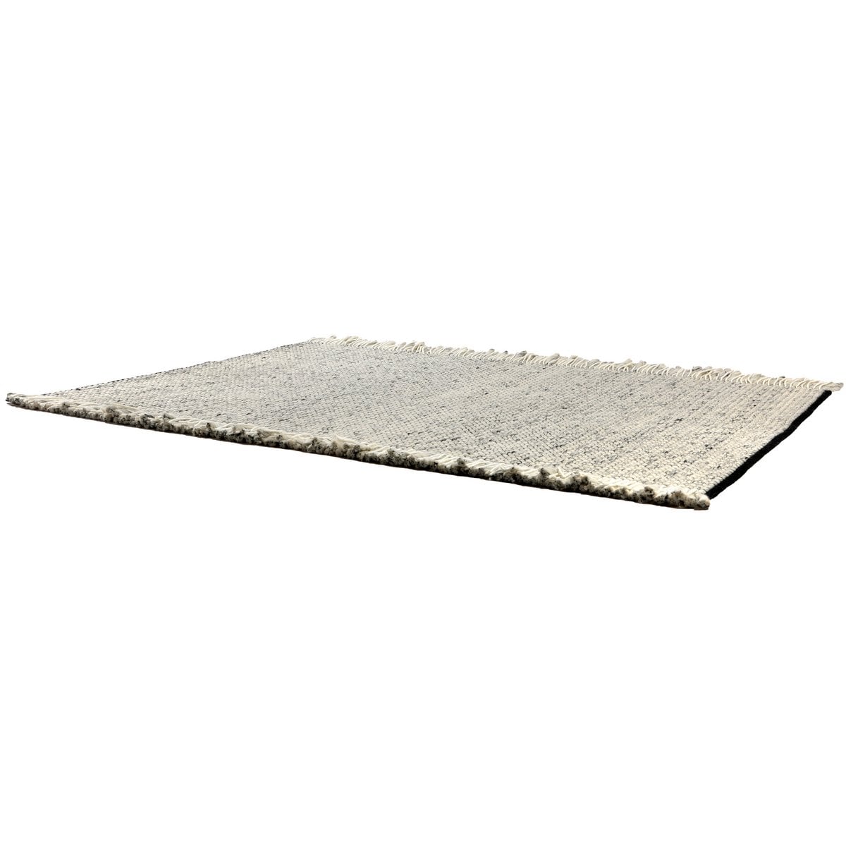 Tapis Koda Caviar 160 x 230 - Vue d'ensemble avec franges élégantes