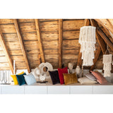 Coussin uni Fara Ombre 40 x 65