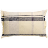 Coussin jacquard Jane Multico marine 40 x 65