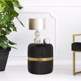Table d'appoint de table décotique autour de Ø 34 h 36 cm lampe de table Softs Beverley Table métal et émail