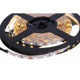 LED "Stripe" environ 5 m de long, avec 2 x 10 cm flexible et alimentation en fiche; 300 LED, blanc chaud.