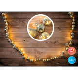 LED Chain de Noël extérieur LED L: 250 cm d'or