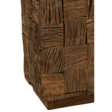 Socle décoratif J-Line - bois - naturel - moyen