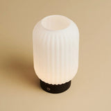 Lampe rechargeable Lilly marron foncé