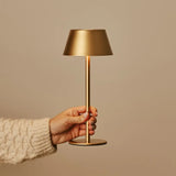 Lampe de table sans fil Milou aluminium doré