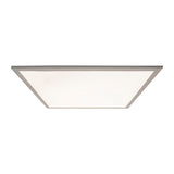 Panneau LED Light "Nico", lampe à plafond métallique fonctionnelle et le plastique en blanc, avec des LED fixes et de nombreuses fonctions, idéales pour le bureau, la pratique ou l'atelier, env. 45 x 45 cm