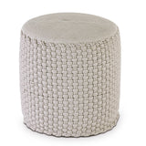 Selles mérinos pouf extérieur Ø40 H45cm Seat Pouf peut être rempli