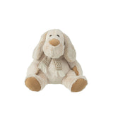 Détails du chien en peluche J-Line, texture douce et élégante