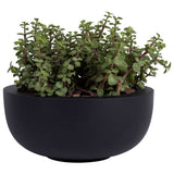 Plante Pot - Ducos S noir (ensemble de 2 pièces)