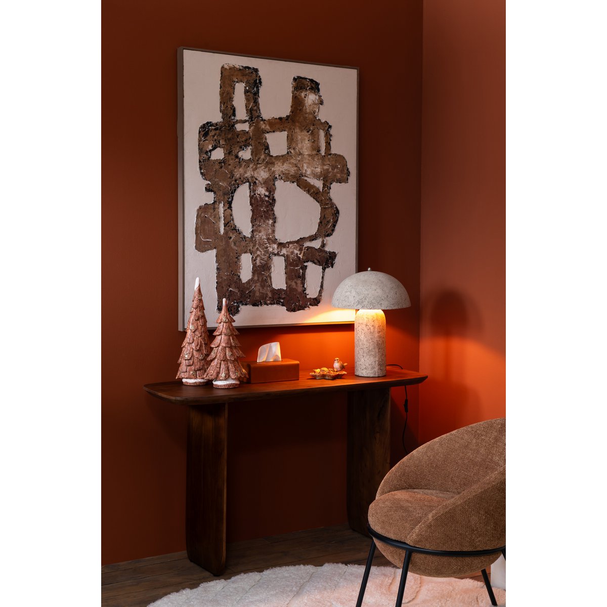 Vue rapprochée du tableau J-Line Vot - design contemporain
