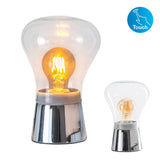 Lampe à poser en verre "Kerry" h: 21cm