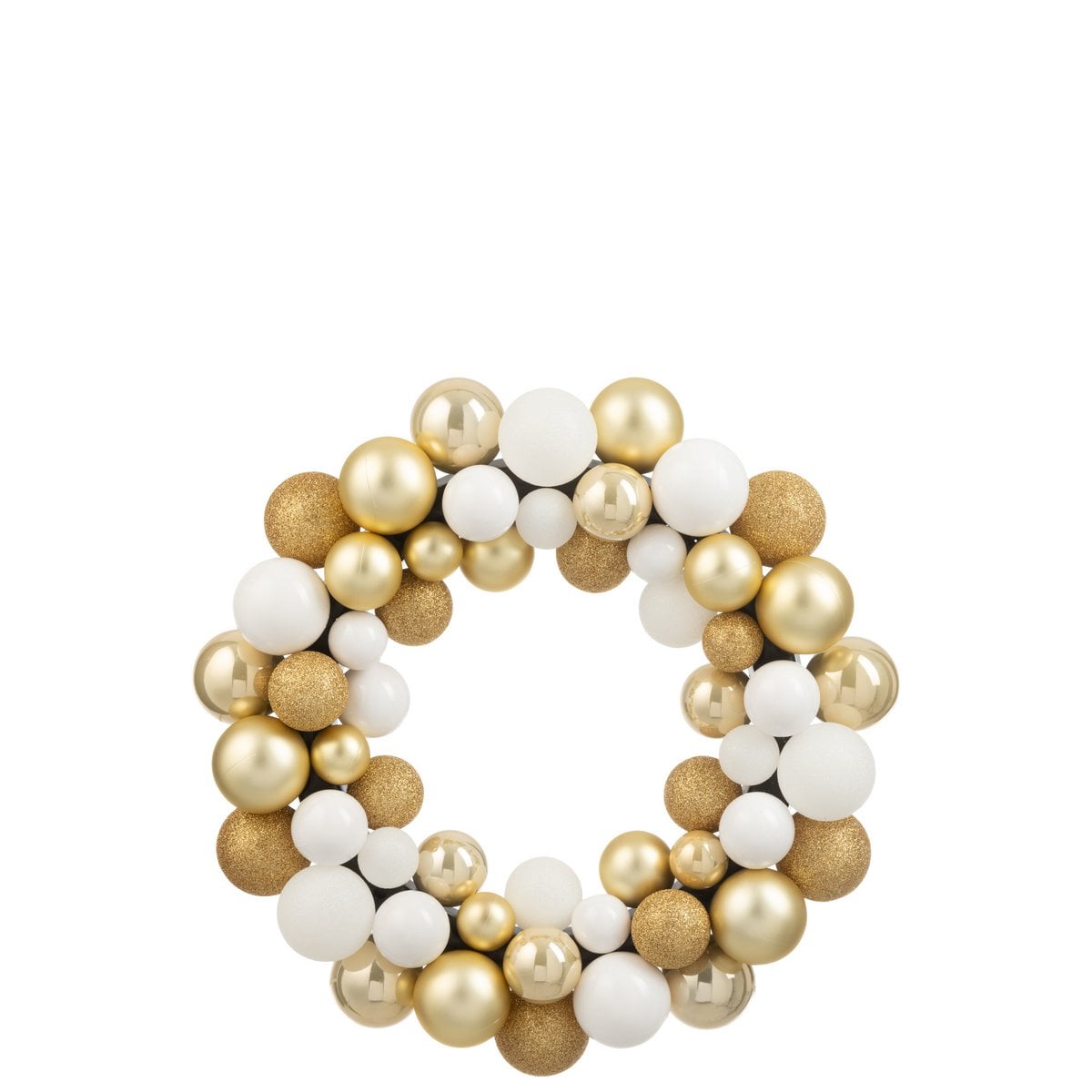 Couronne de Noël J-Line en décoration sur une table élégante