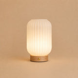 Lampe rechargeable Lilly marron clair