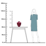 Vase Tujela Mave en verre soufflé