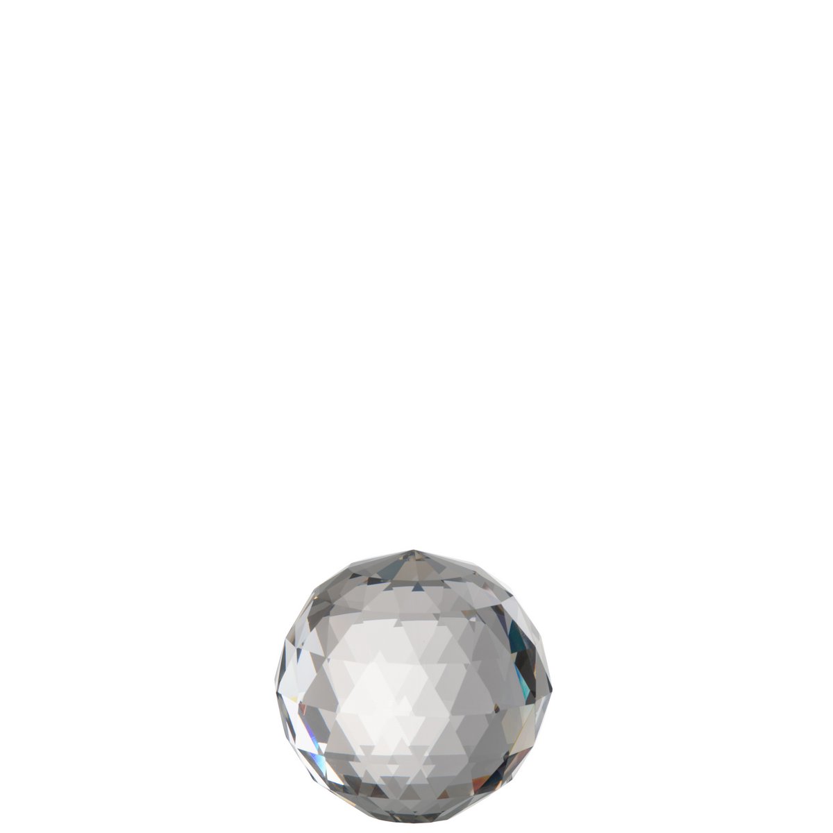 Presse-papier Bal Kristal J-Line en cristal transparent, élégant et moderne