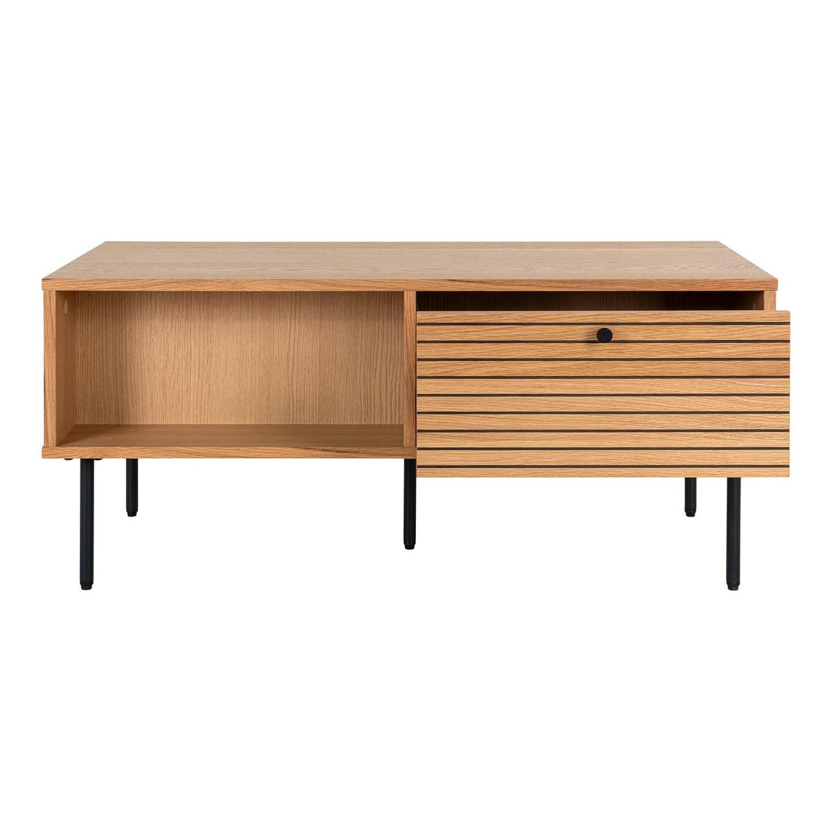 Pieds en métal noir de la Table Basse Kyoto, style scandinave