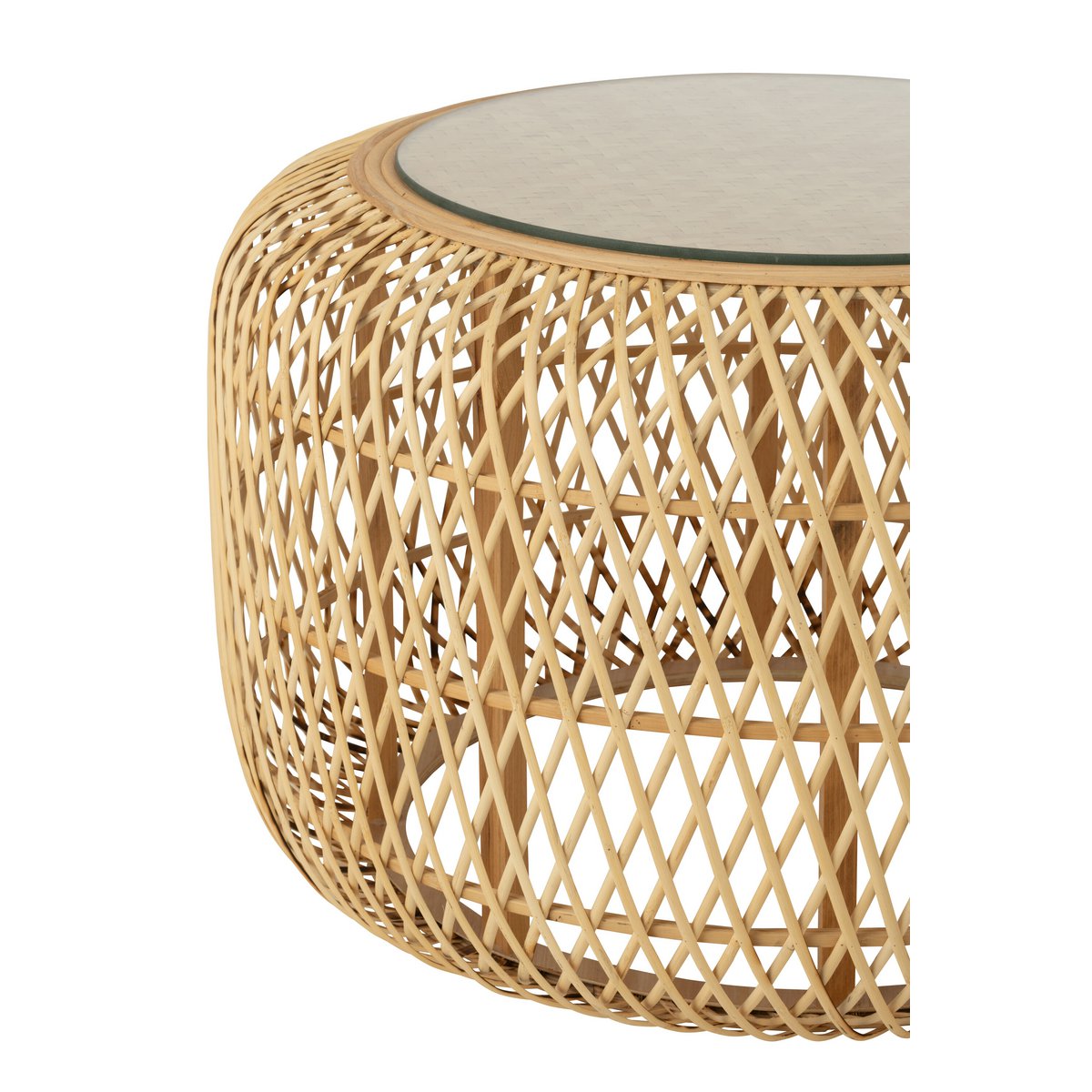 Table d'appoint Africa J-Line avec finition en bois naturel