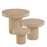 Table d'appoint Lux Marron clair