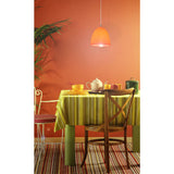 Lampe à pendentif en silicone "Catinus" Ø 25cm, en silicone orange, E27