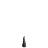 Arbre de Noël J-Line paillettes vert foncé - vue avant